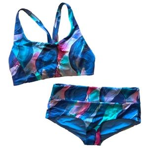 Athleta 2pc bathing suit Size small